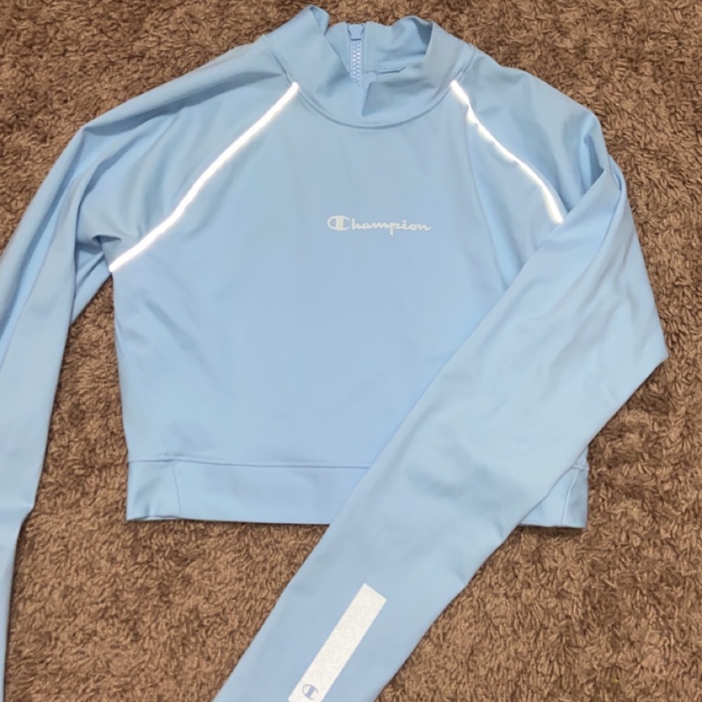 champion long sleeve workout top